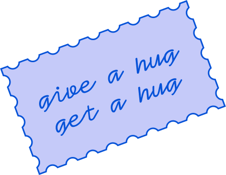 Give a hug, get a hug