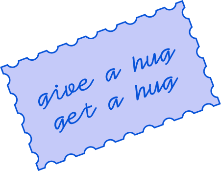 Give a hug, get a hug